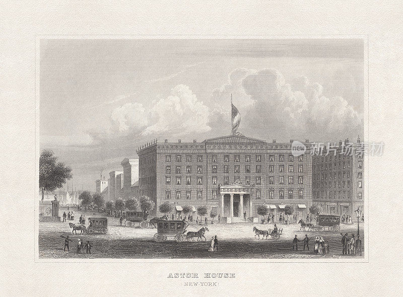 Astor House，纽约市第一家豪华酒店(1836-1913)